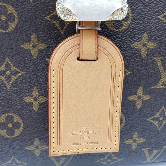 Authentic Louis Vuitton Luggage Nametag with Unbranded Keycharm - Picture 8 of 9